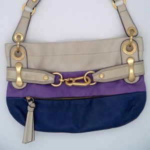 Vintage Makowsky Multicolor Leather Handbag